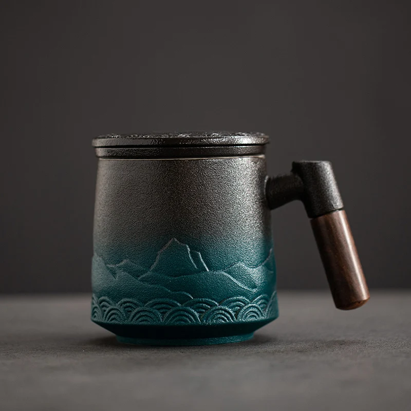 Wine Bottle Size - Colino in ceramica tazza da tè