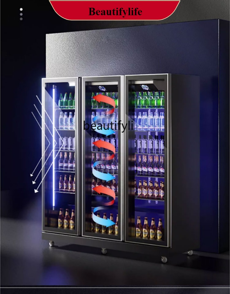 Wine Beer Supermarket - E132 Vino refrigerato verticale Vetrina per
