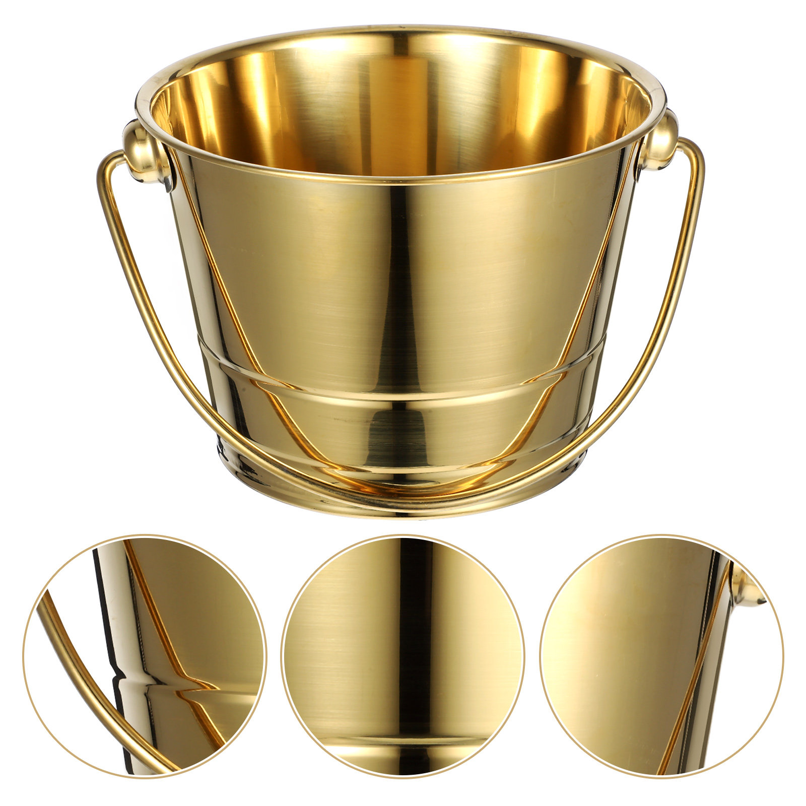 Wine Beer Cooler - Secchiello per Ghiaccio in Acciaio Inox,