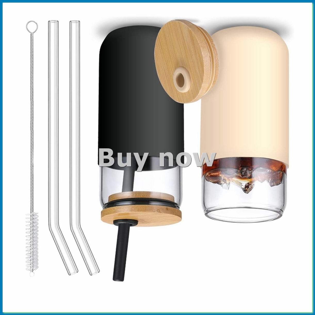 Beer & Wine Grab - Bicchieri in vetro da 20 OZ