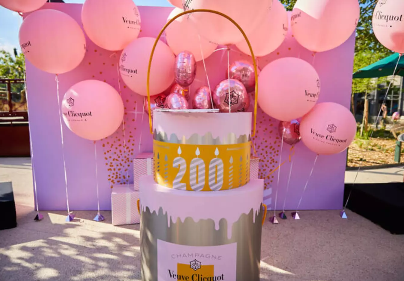 Wine Bottle Size - Palloncini rosa arancioni di dimensioni standard