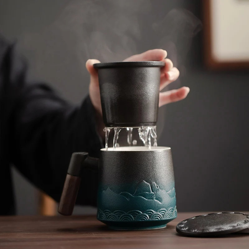 Colino in ceramica tazza da tè - Wine Bottle Size recensione e prezzo