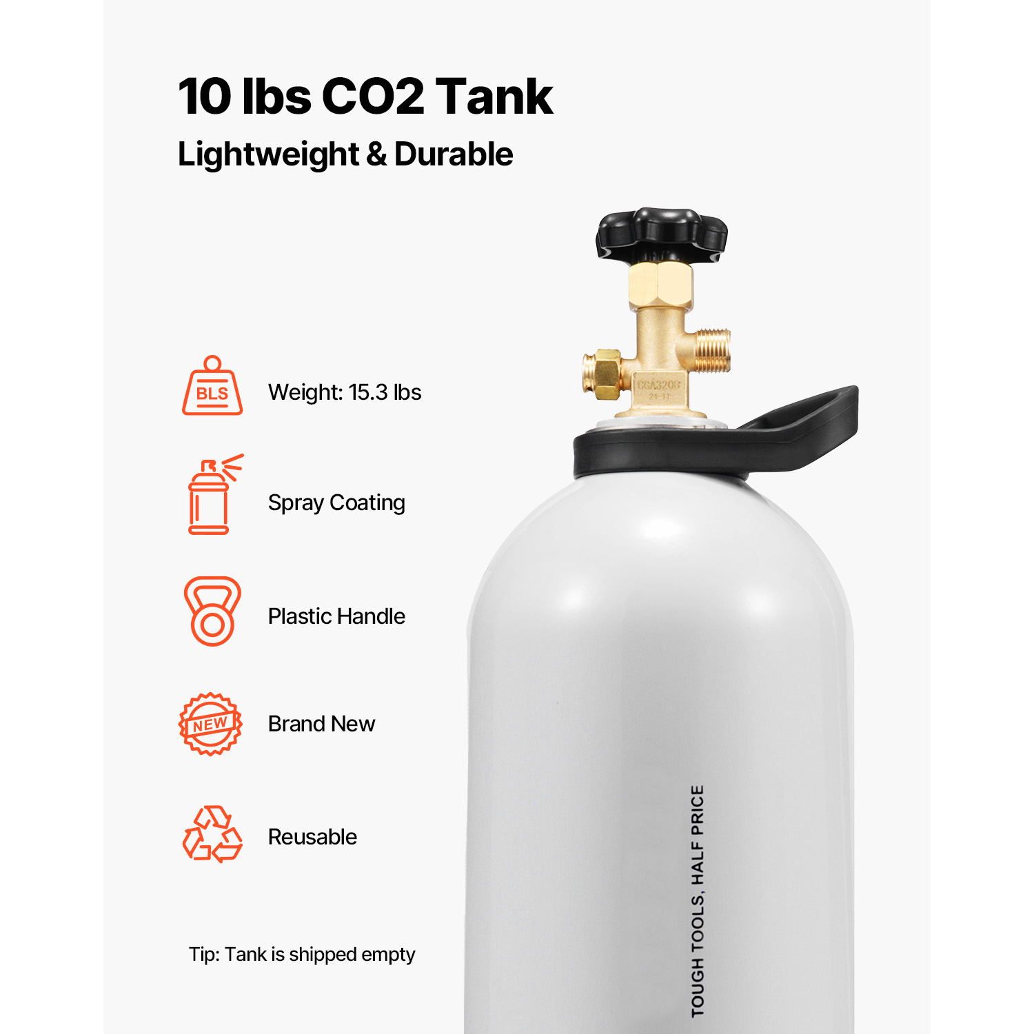 Bombola CO2 SucceBuy 10 lbs Nu - Beer & Wine Grab recensione e prezzo
