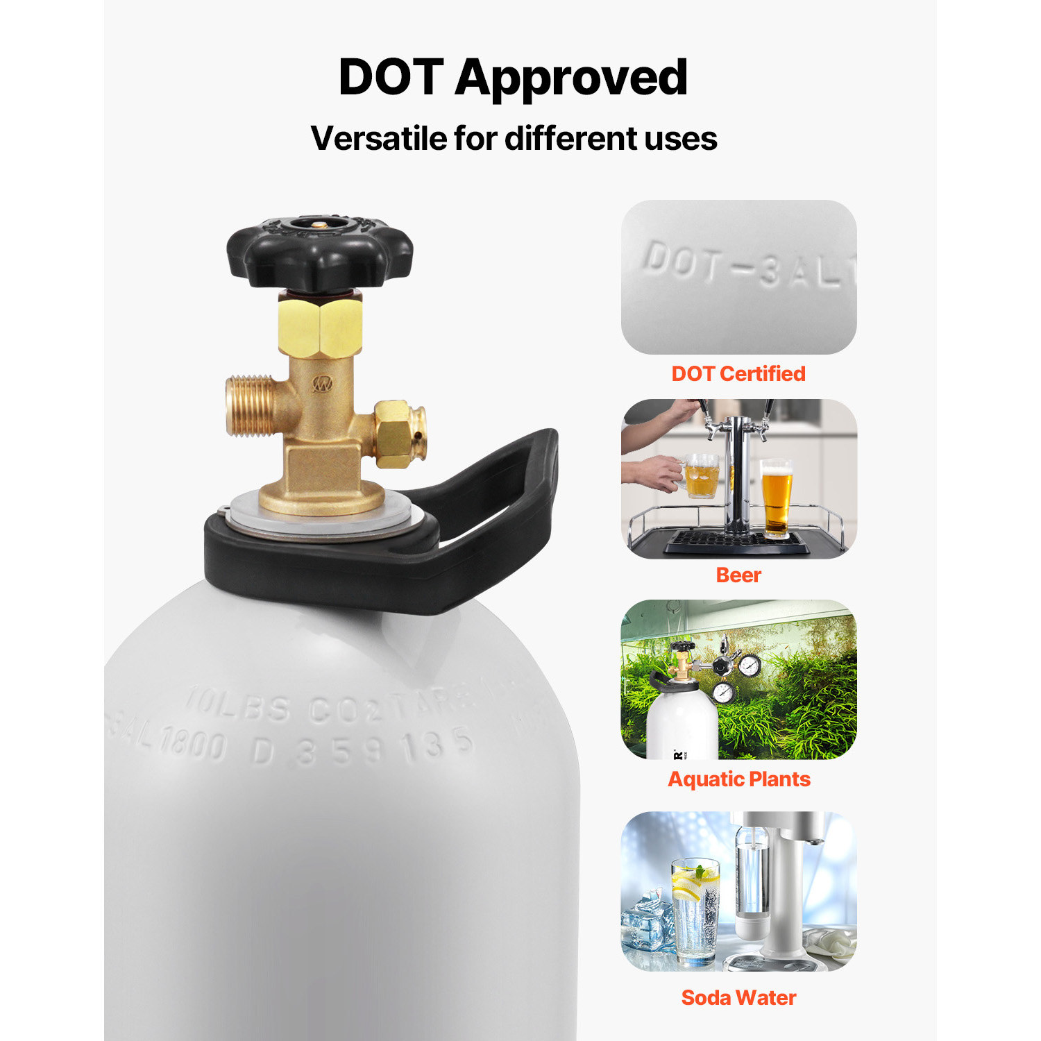 Bombola CO2 SucceBuy 10 lbs Nu - Beer & Wine Grab recensione e prezzo