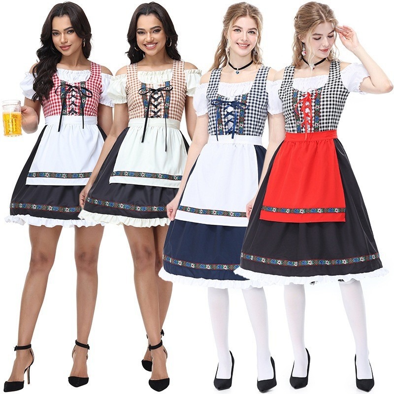 Costume Dirndl bavarese tedesc - Beer & Wine Grab recensione e prezzo