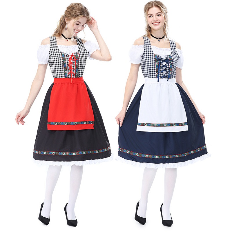 Costume Dirndl bavarese tedesc - Beer & Wine Grab recensione e prezzo